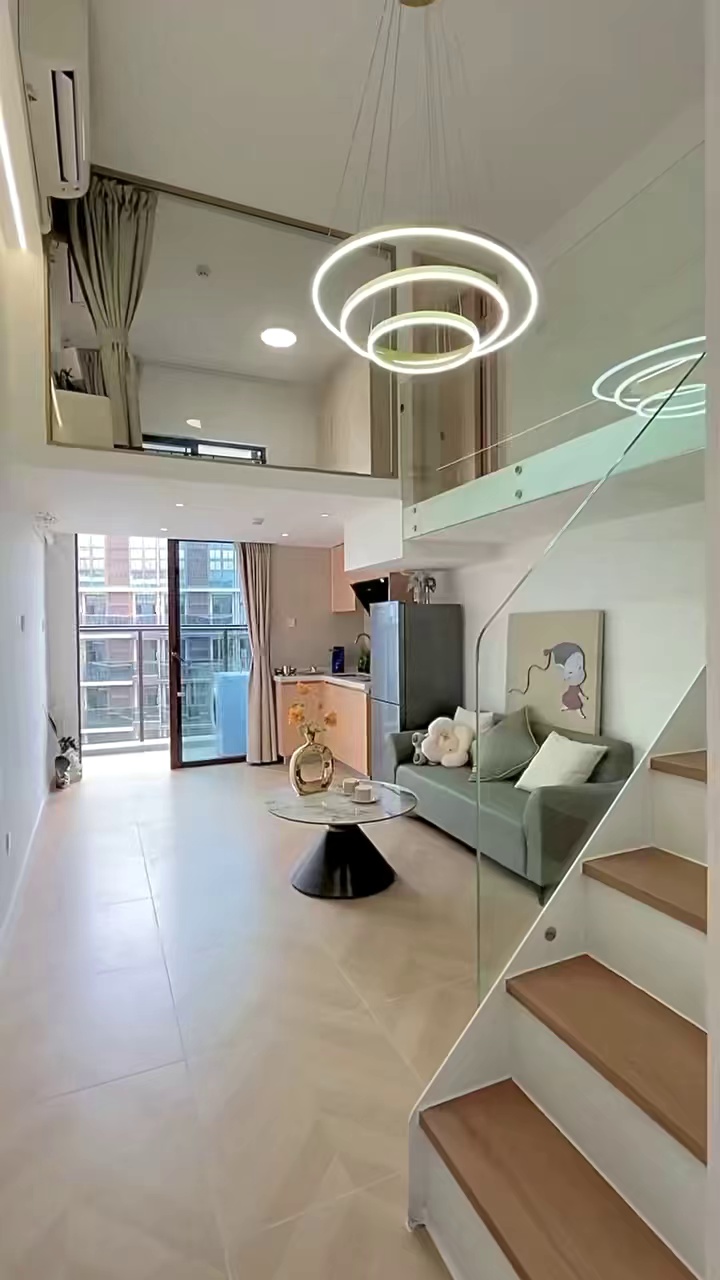 16号线荷坳/金源 精装复式loft两房一厅带阳台 2180拎包入住