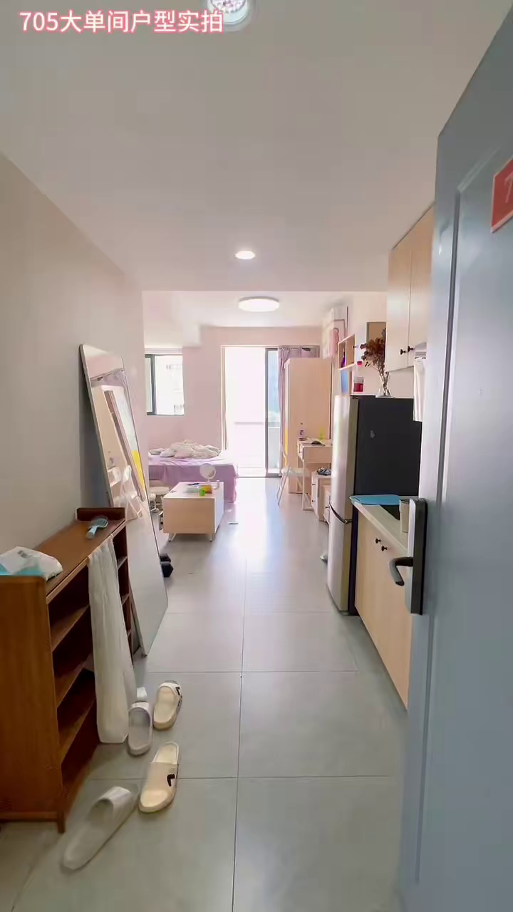 【转租】短租好房 地址：洪浪北地铁站上合花园旁 房号：705 户型：大单间（朝南，对着马路） 租金：2900+150 看房：随时 合同剩余时间： 到2026年10月24日（1个月这样）