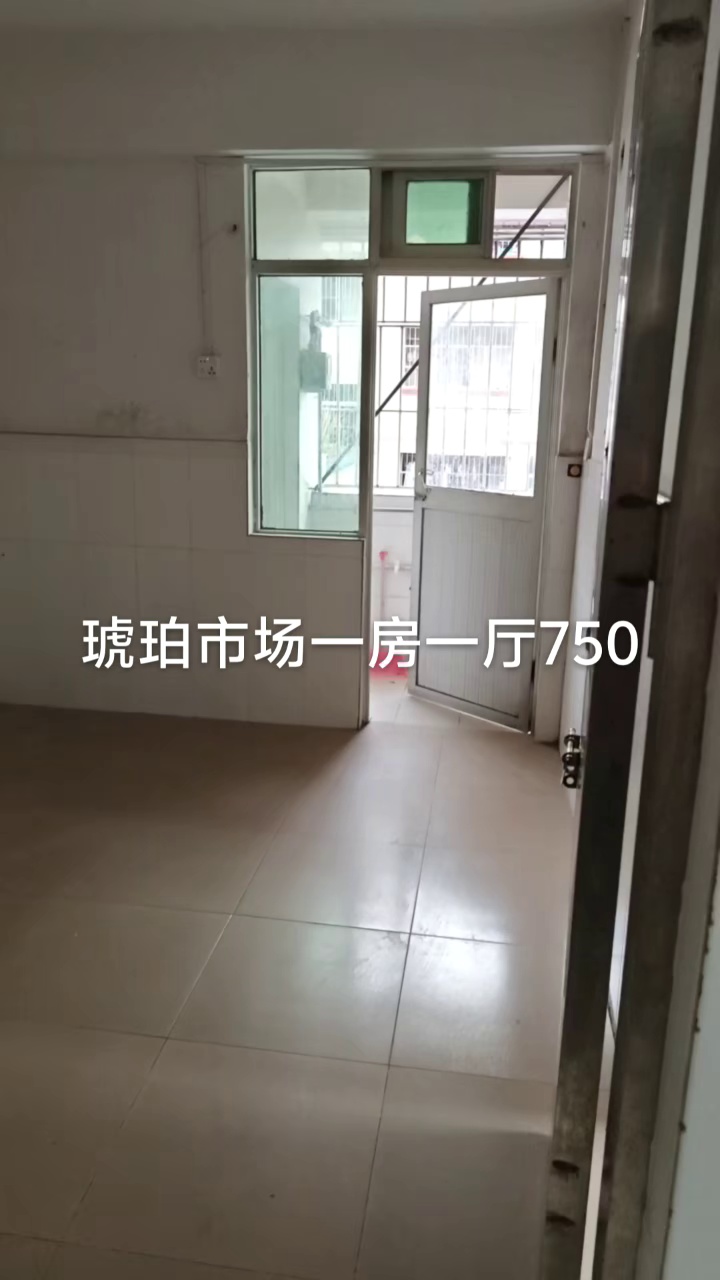 南岸琥珀市场附近，一房一厅，有配床、空调、热水器，友通天然气，租金750，这套房在六楼楼梯房