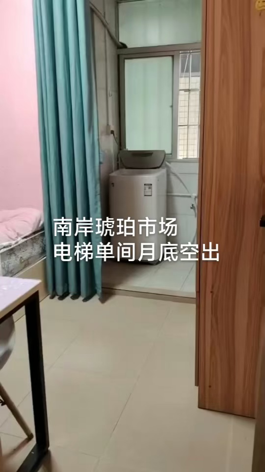 南岸琥珀市场附近电梯房单间月底空出，可提前看房