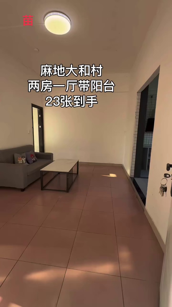 麻地大和村两房一厅带阳台2300压一付一