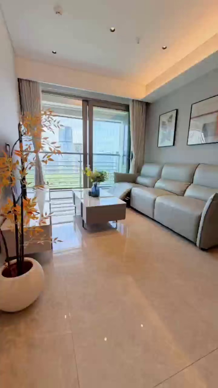 中洲坊两房样板间 现有房源随时看房 厅出阳台台 卧室出阳台 看房密码
