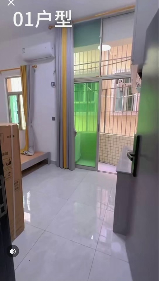上沙电梯阳台单间2200