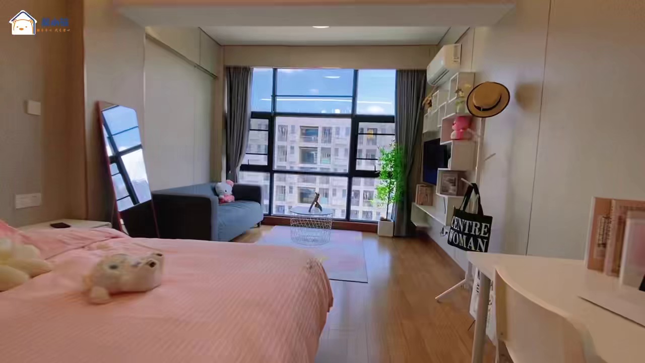 珠光地铁站朝南落地窗大单间